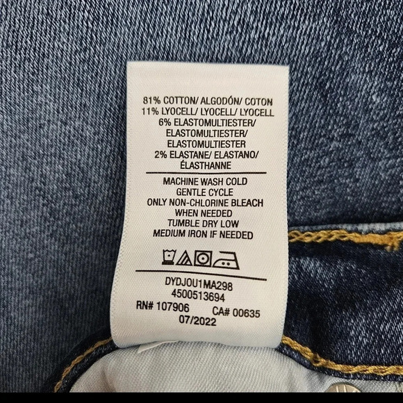 Hudson Nico Straight Ankle Jeans Mid Rise Journey Home Dark Wash Denim - Picture 6 of 6